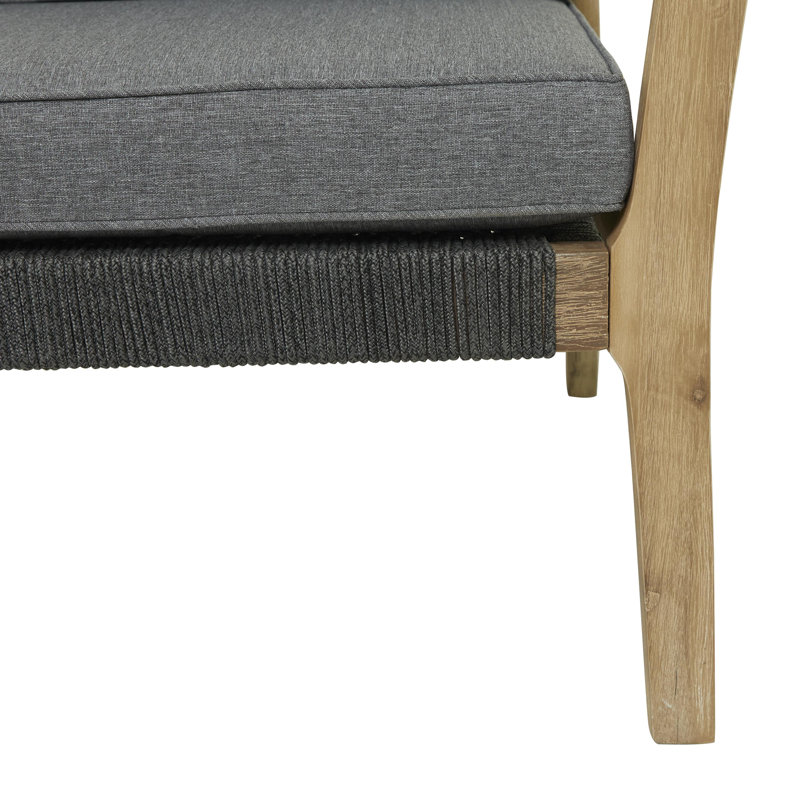 Chaise de patio avec coussins Hartwick