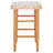 Kazbah Upholstered Counter Stool with Solid Wood Frame-236794380