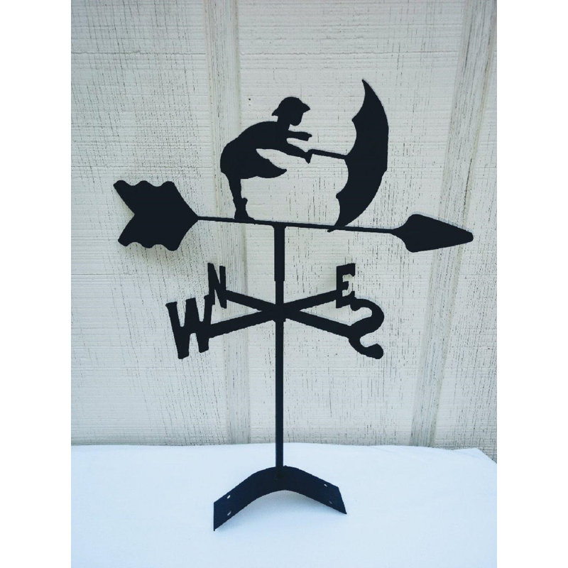 Samrat 19'' H Metal Novelty & Humour Weathervane