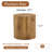 Modern Cylindrical Drum Accent Table Versatile Side Table with Anti-Slip Fee-1053973989-1040854464