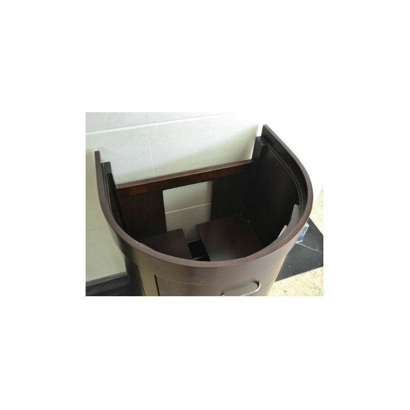 Base de meuble-lavabo simple 21,9 po seulement, Cerisier épice