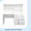 Home Office Computer Desk With Hutch-1465944159