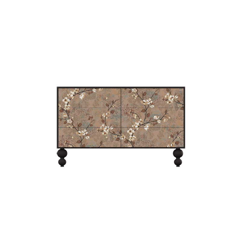 Modern Six-Drawer Sideboard Accent Chest