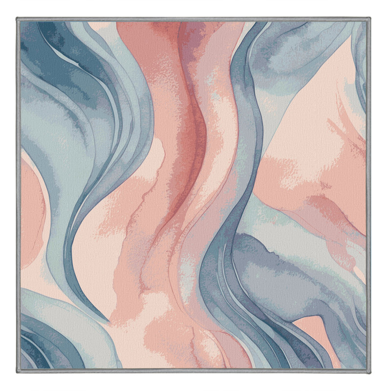 Gentle Drift Rug, Square 3'