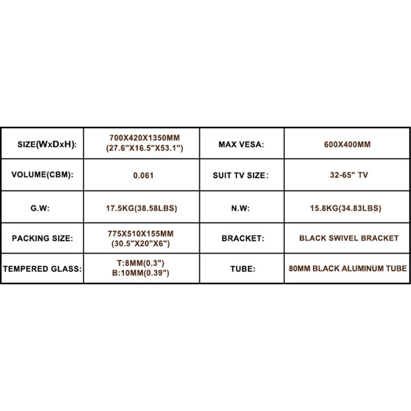 Product Dimensions