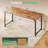 Spacious Computer Desk With Sturdy Metal Frame For Home Offices, Offering A Modern And Functional Workspace