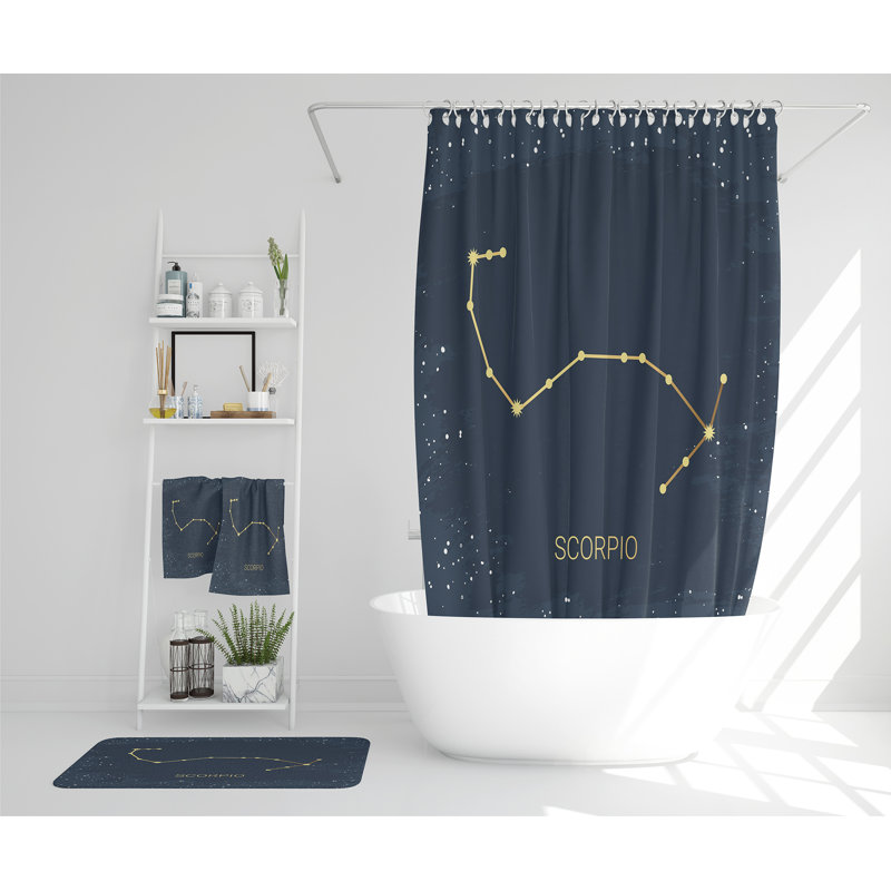 Nazani Polyester Shower Curtain Set