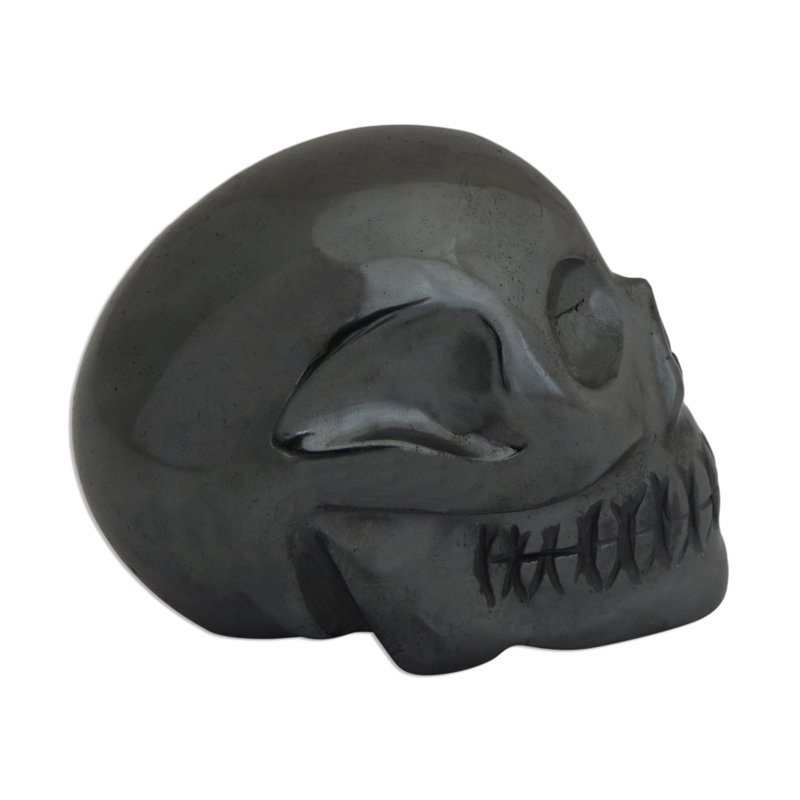 Skull Hematite Sculpture