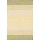 India Hand Loomed Cotton Modern Area Rug in Taupe/Beige