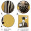 Chic Zebra suit - Art mural animal zèbre en métal-1297383801