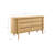 Cadence 6-Drawer Curved Dresser In Oak-117805732