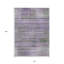 Tapis lavable à rayures mauve lavande 10 pi x 14 pi