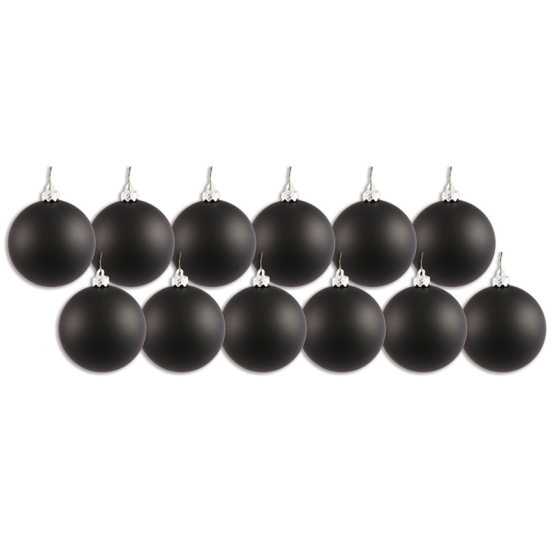 Ornement boule solide, Noir