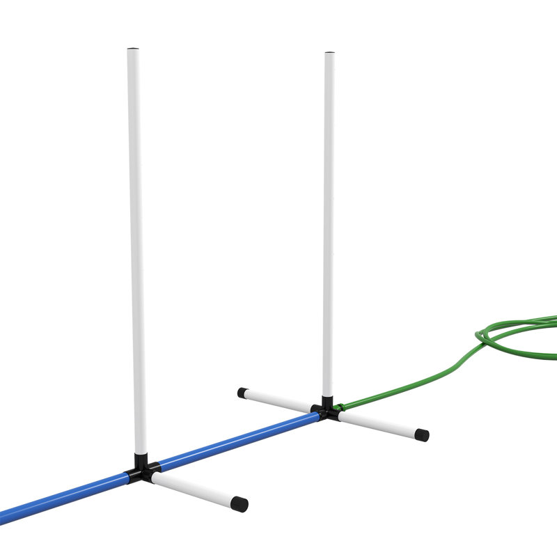 PawHut White Dog Agility Training Set with Water Tube