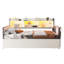 Metal Storage Bed With LED Lighting And Drawers-1701481854