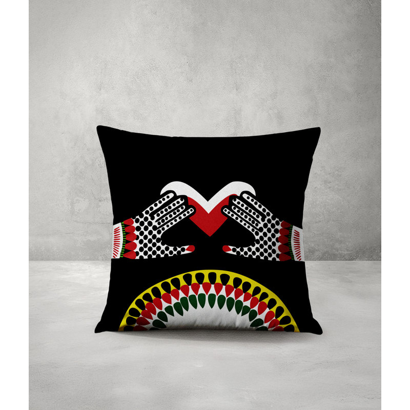 Love You  Square Throw Pillow, 16x16