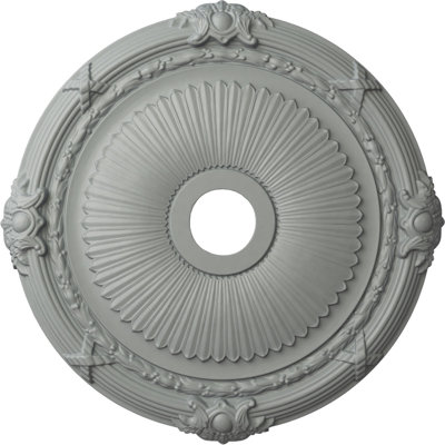 Endurathane Heaton Ceiling Medallion, 27 1/2"OD x 3 7/8"ID x 2 1/4"P (Fits Canopies up to 6 1/2"), Factory Primed