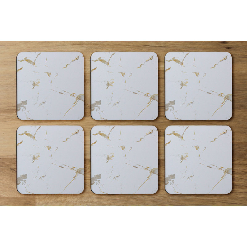 Square 6 Piece Coaster Set