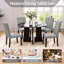 Round Dining Table for 4