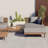 8-Piece Teak Aluminum Rattan Outdoor Sectional Sofa Set with Coffee Table-500458223