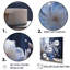 Arrangement de fleurs d'hibiscus bleu azur sur toile-1866177311-1836725779