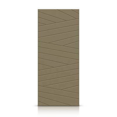 Hollow Paneled Painted without Installation Hardware Kit Slab Door