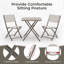 2 - Person Patio Dining Set with Rectangular Table