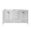 Base de meuble-lavabo double 59,2 po Zaair-2000167775