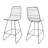 Stylish And Durable Counter Stool Set For Versatile Spaces-734175564-734175555