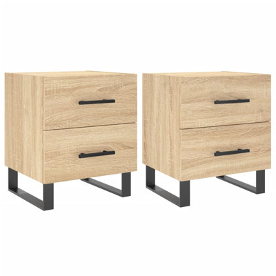 Mudoch 40cm W Iron Bedside Table