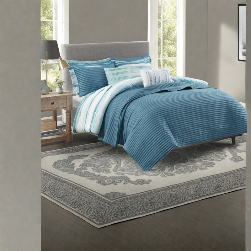 Piece Bedding Sets King Cal King, Polyester Seersucker, Modern Home