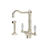 Acqui® Two Handle Kitchen Faucet with Side Spray