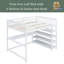 Lit mezzanine double pour enfants Gordillo