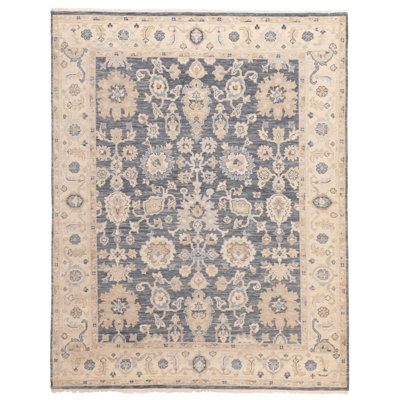 Modern Oushak Navy Rug 8'1" x 10'3"