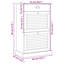 Cavallo 12 Pair Solid Wood Shoe Storage Cabinet-1246916267