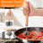 Stainless Steel Meat Chopper, 6 Curved Blades, 11 Inch Ground Beef Masher & Hamburger Smasher, Multi-Purpose Kitchen Tool