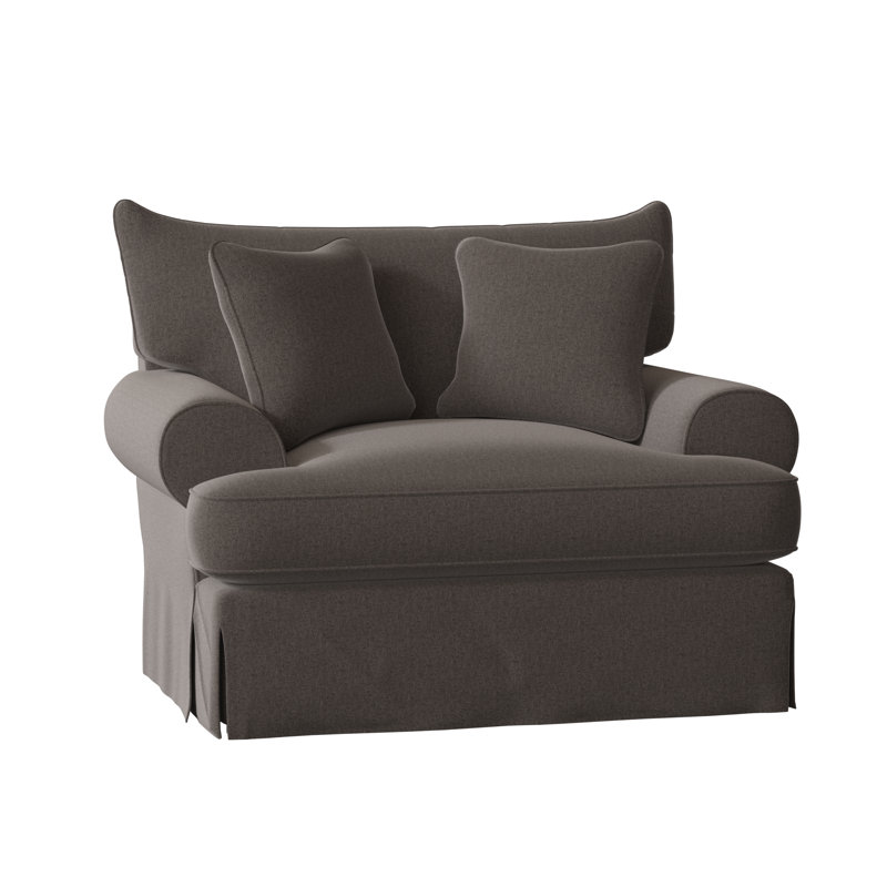 Fauteuil Chalkline, Beau sergé performance 41 gris, Oui