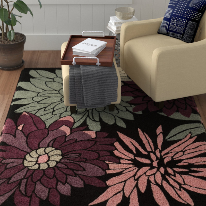 Marisela Handmade Rug, Rectangle 5' x 7'