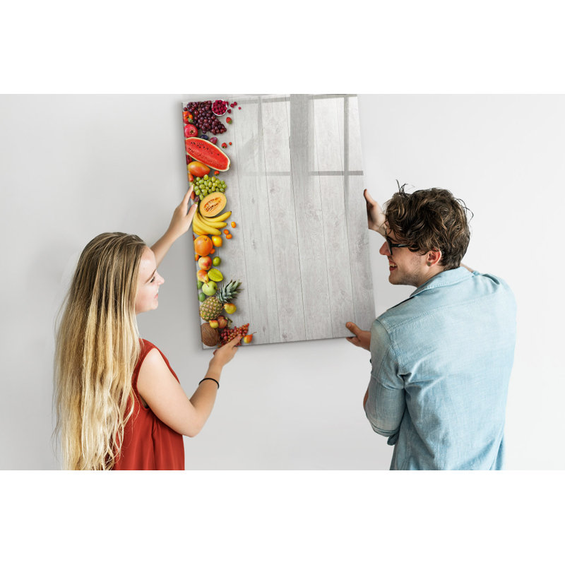 Magnetic Glass Photo Memo Board