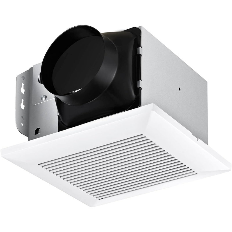 Ventilateur de salle de bain 110 CFM très silencieux avec boîtier Matel, ventilateur de plafond