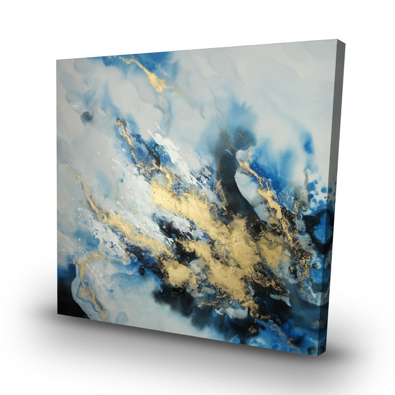 marble - 32"x32" art on canvas