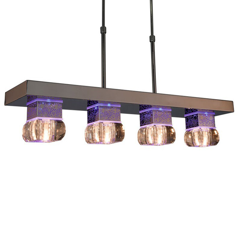 Plamond 4 - Light Nickel Kitchen Island Pendant