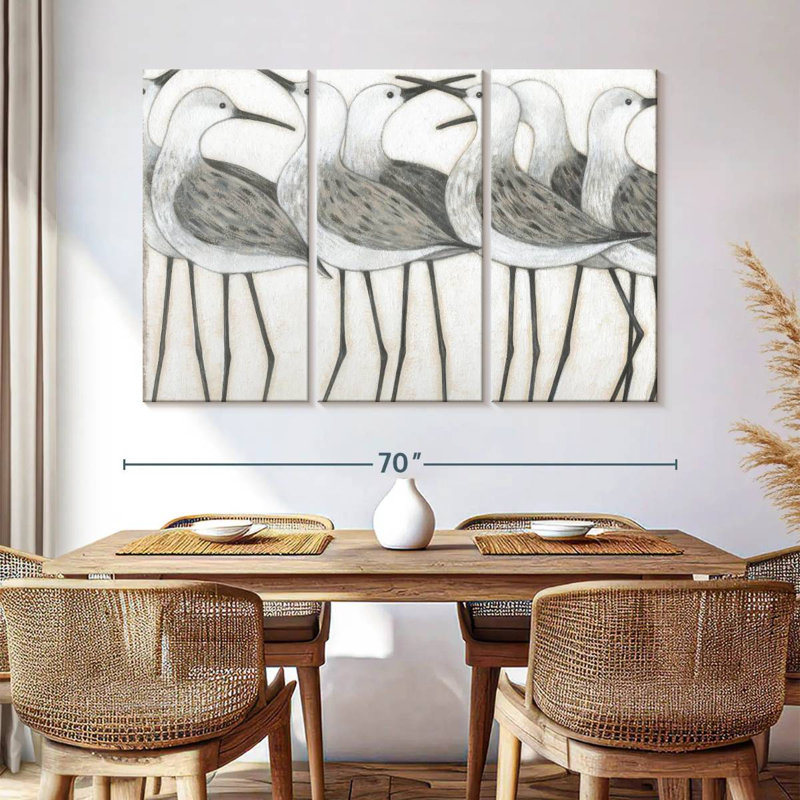Shorebird Social, 42" H x 65" W