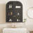 Wood Arch Wall Mounted Bathroom Cabinet-2063709949