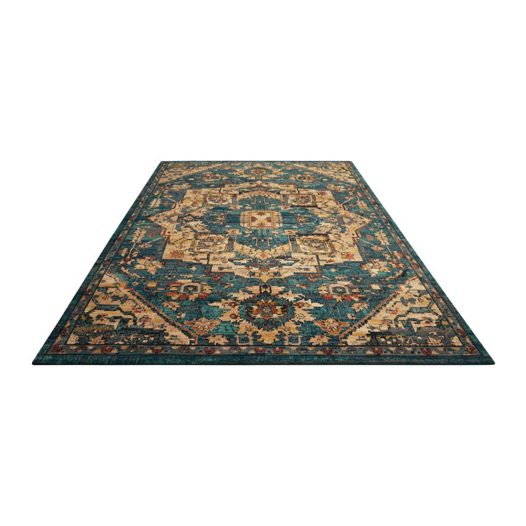 Tapis bleu