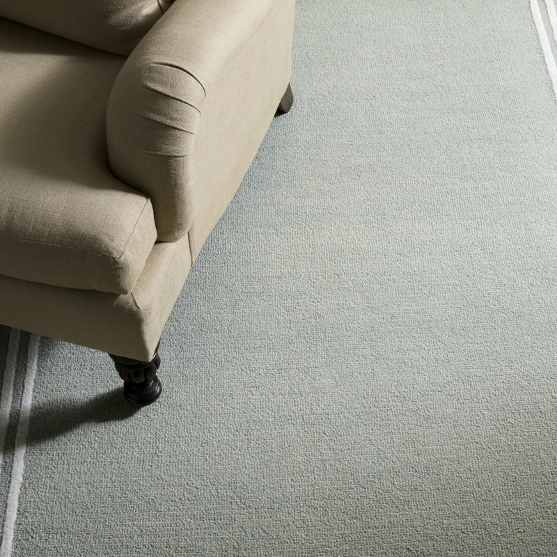 Laine touffetée à la main Martha Stewart; Tapis intérieur / extérieur en coton de couleur unie, Rectangle de 5 pi x 8 pi