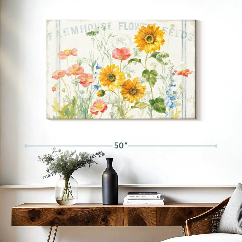 Harnek Floursack Florals I, H 26 po x l 39 po