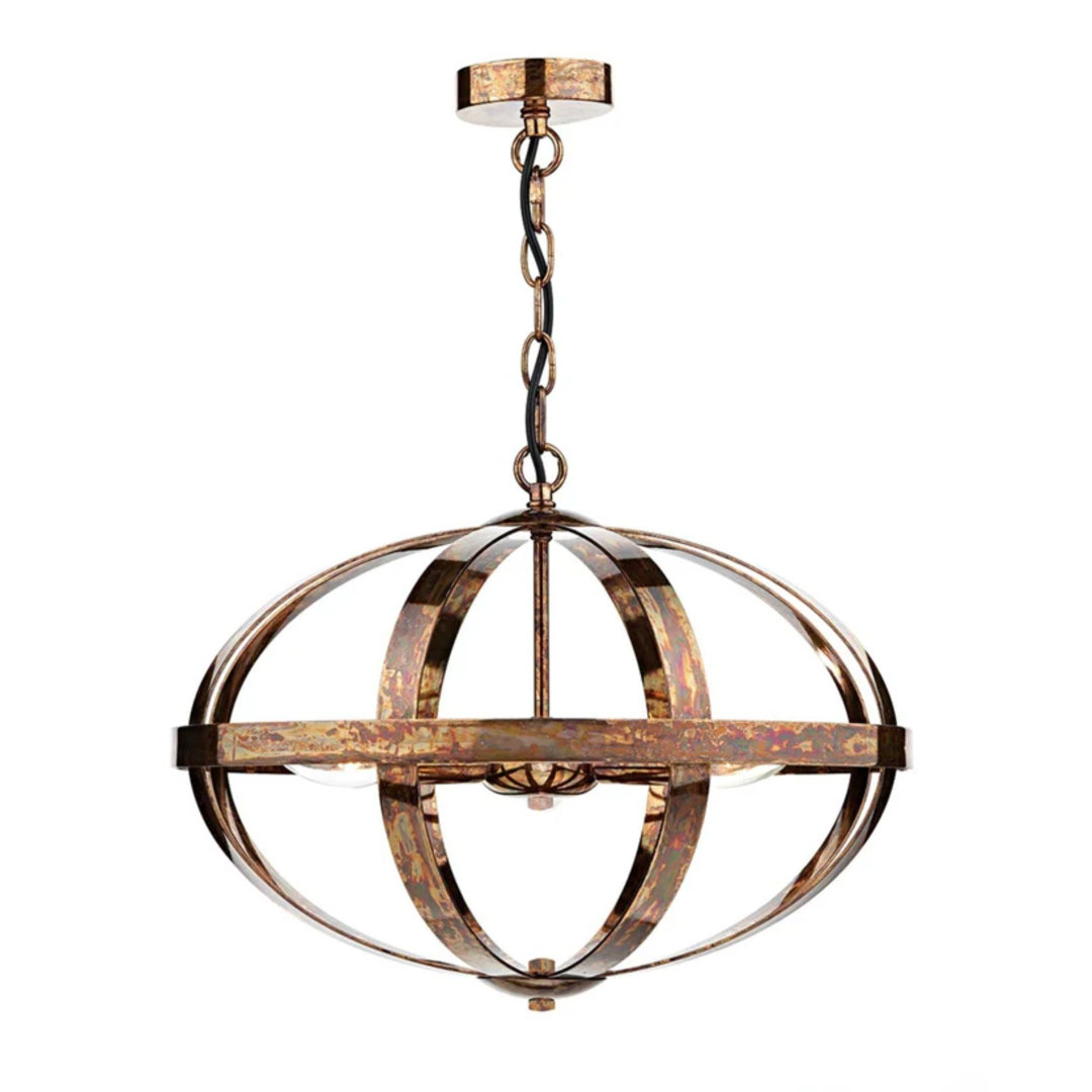 3 - Light Copper Sphere Pendant
