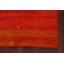 Tapis rouge noué à la main de conception unique 4 pi x 5 pi 11 po New Age