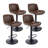 Upholstered Adjustable Height Counter Stool-1214782254